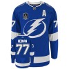 Tampa Bay Lightning Trikot Victor Hedman 77 Adidas Stanley Cup 2022 Blau Authentic - Herren